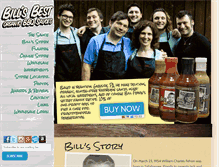 Tablet Screenshot of billsbestbbq.com